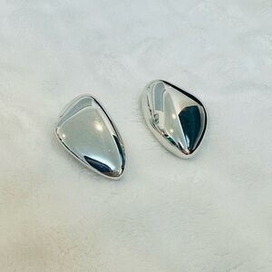 Michael Kors Silver Geometric Earrings